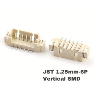 Роз'єм 1.25мм 6-пін SMD вертикальний